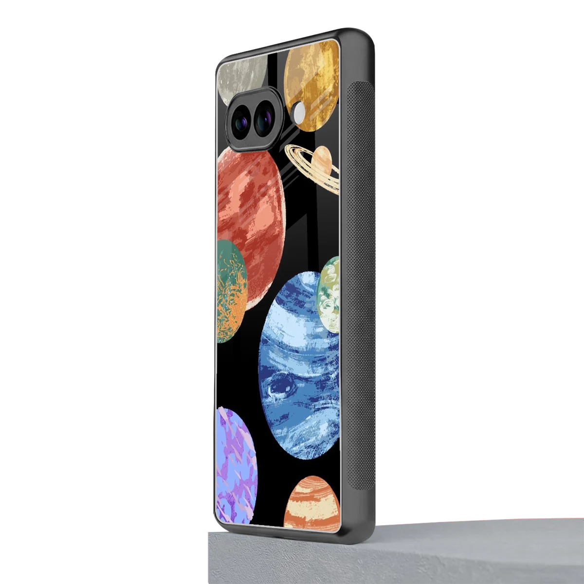 Planet Parade google pixel 10a mobile cover | shockproof glass phone case