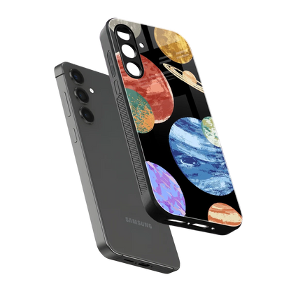 Planet Parade sleek samsung galaxy a16 5g cover with tempered glass back and TPU edges