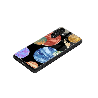 Planet Parade stylish phone case for samsung galaxy a17 5g | glossy glass and slim fit