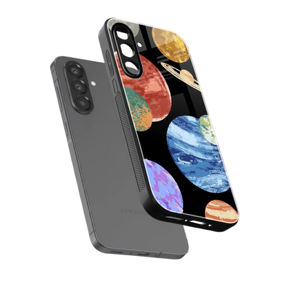 Planet Parade sleek samsung galaxy a17 5g cover with tempered glass back and TPU edges
