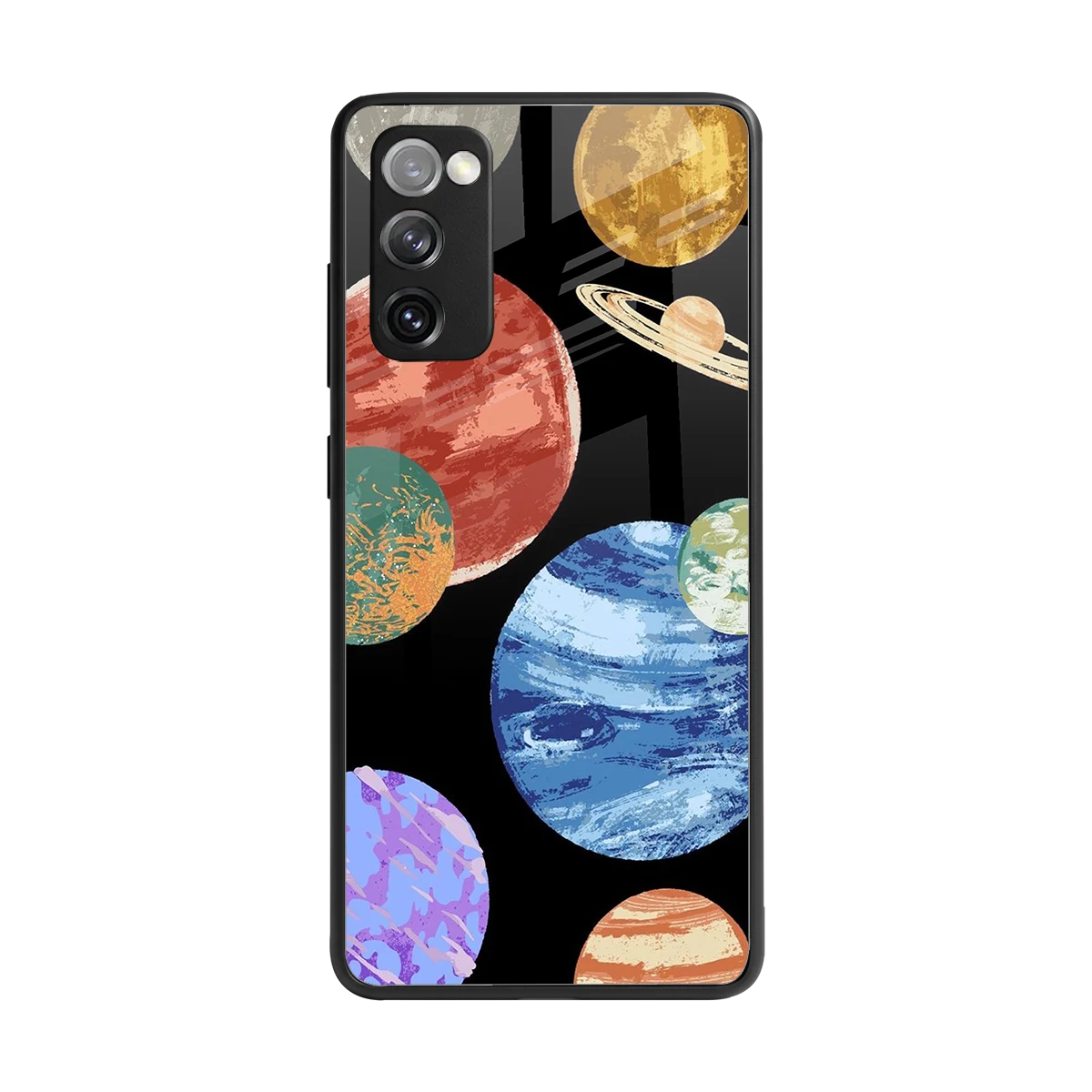 Planet Parade back phone cover | glass case for samsung galaxy s20 fe