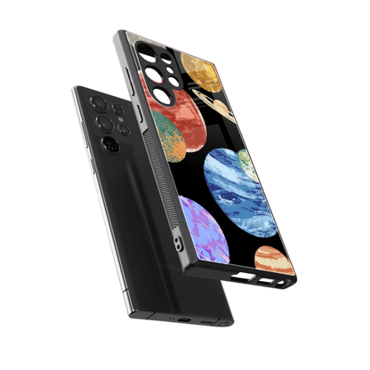 Planet Parade sleek samsung galaxy s23 ultra cover with tempered glass back and TPU edges