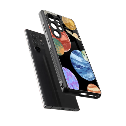 Planet Parade sleek samsung galaxy s25 ultra cover with tempered glass back and TPU edges