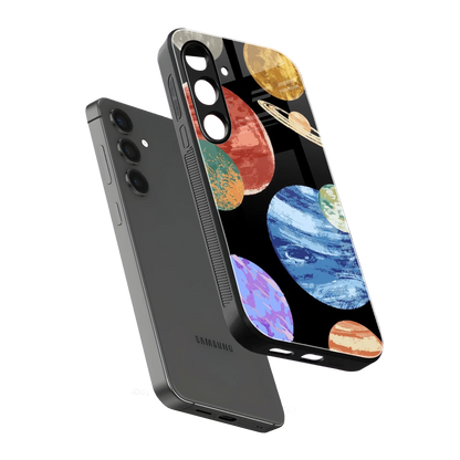 Planet Parade sleek samsung galaxy s23 plus cover with tempered glass back and TPU edges