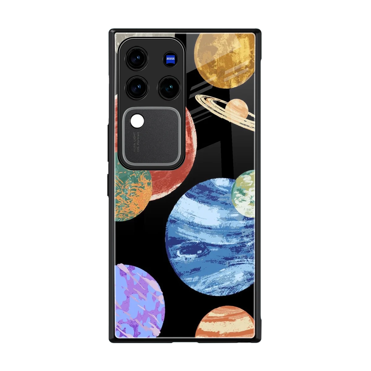 Planet Parade back phone cover | glass case forvivo v30 pro