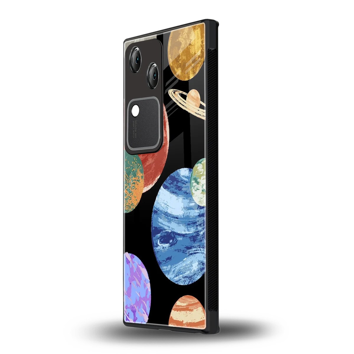 Planet Parade vivo v30 mobile cover | shockproof glass phone case