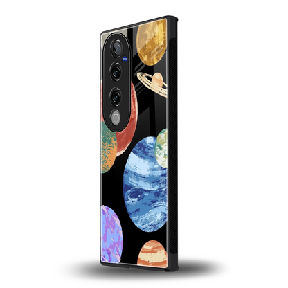 Planet Parade vivo v40 pro mobile cover | shockproof glass phone case