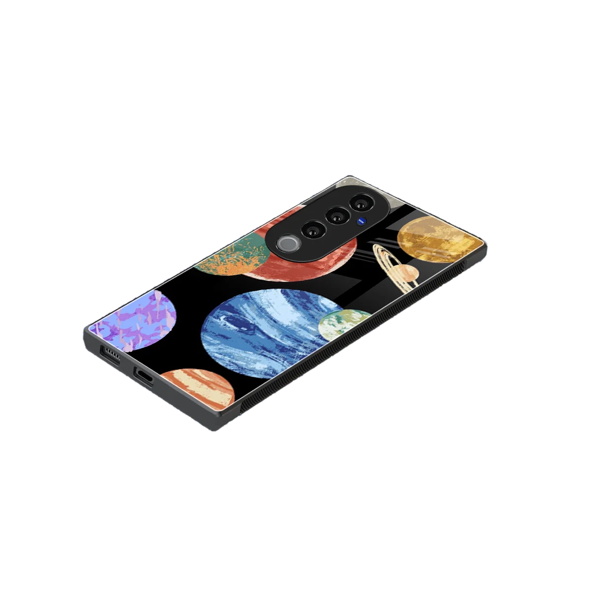 Planet Parade stylish phone case for vivo v40 pro | glossy glass and slim fit