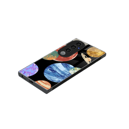 Planet Parade stylish phone case for vivo v40 pro | glossy glass and slim fit