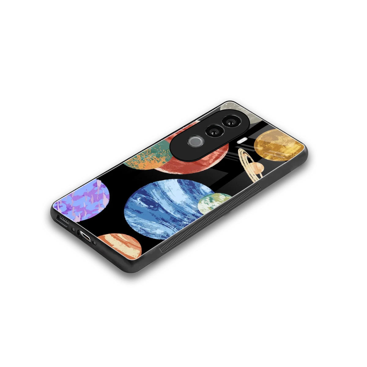 Planet Parade stylish phone case for vivo v40e | glossy glass and slim fit