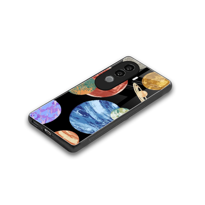 Planet Parade stylish phone case for vivo v40e | glossy glass and slim fit