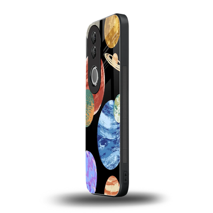 Planet Parade vivo v50 mobile cover | shockproof glass phone case