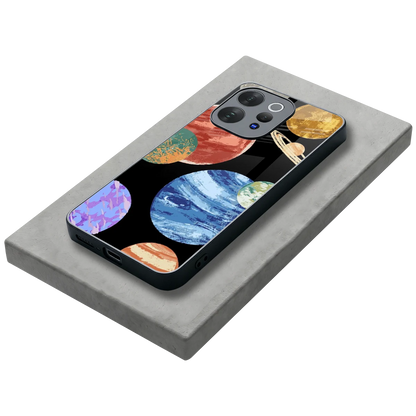 Planet Parade stylish phone case for vivo v70 elite | glossy glass and slim fit