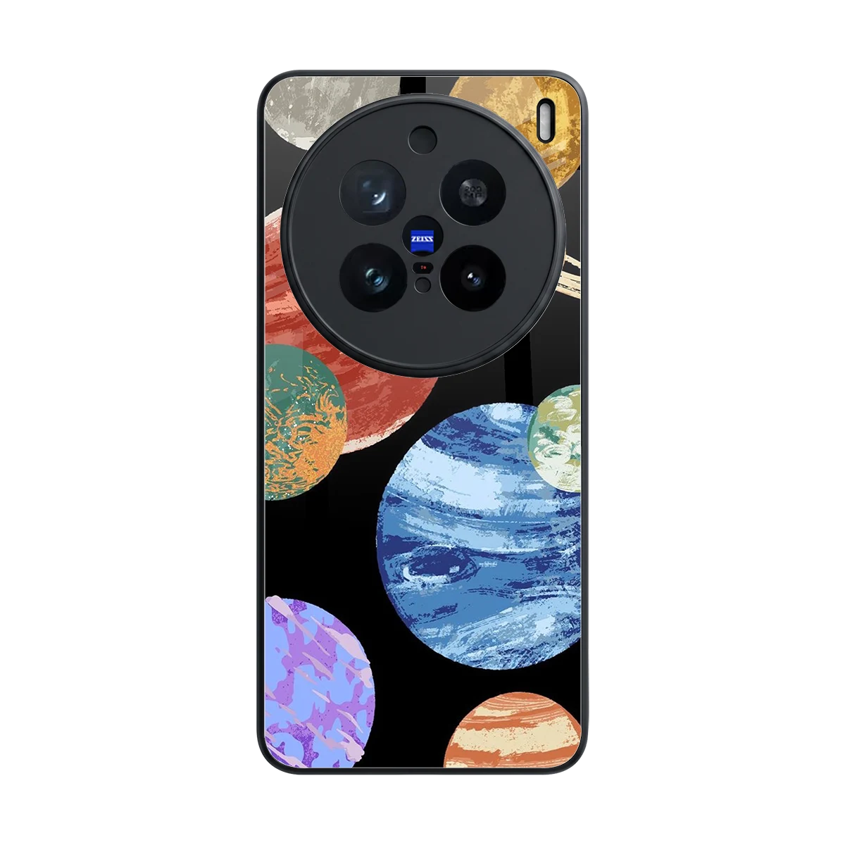 Planet Parade back phone cover | glass case for vivo x200 pro