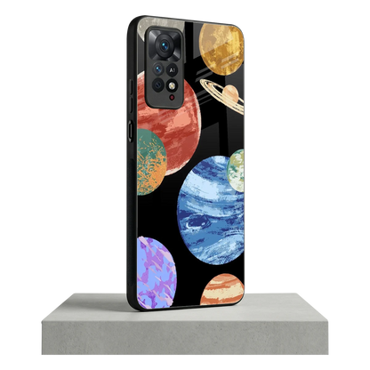 Planet Parade redmi note 11 pro mobile cover | shockproof glass phone case