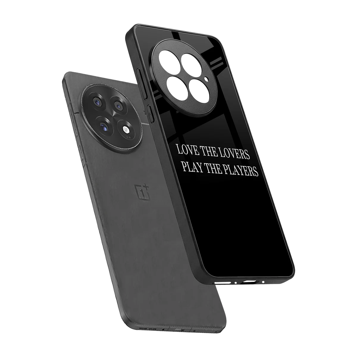 Playbook sleek oneplus 13 cover with tempered glass back and TPU edges
