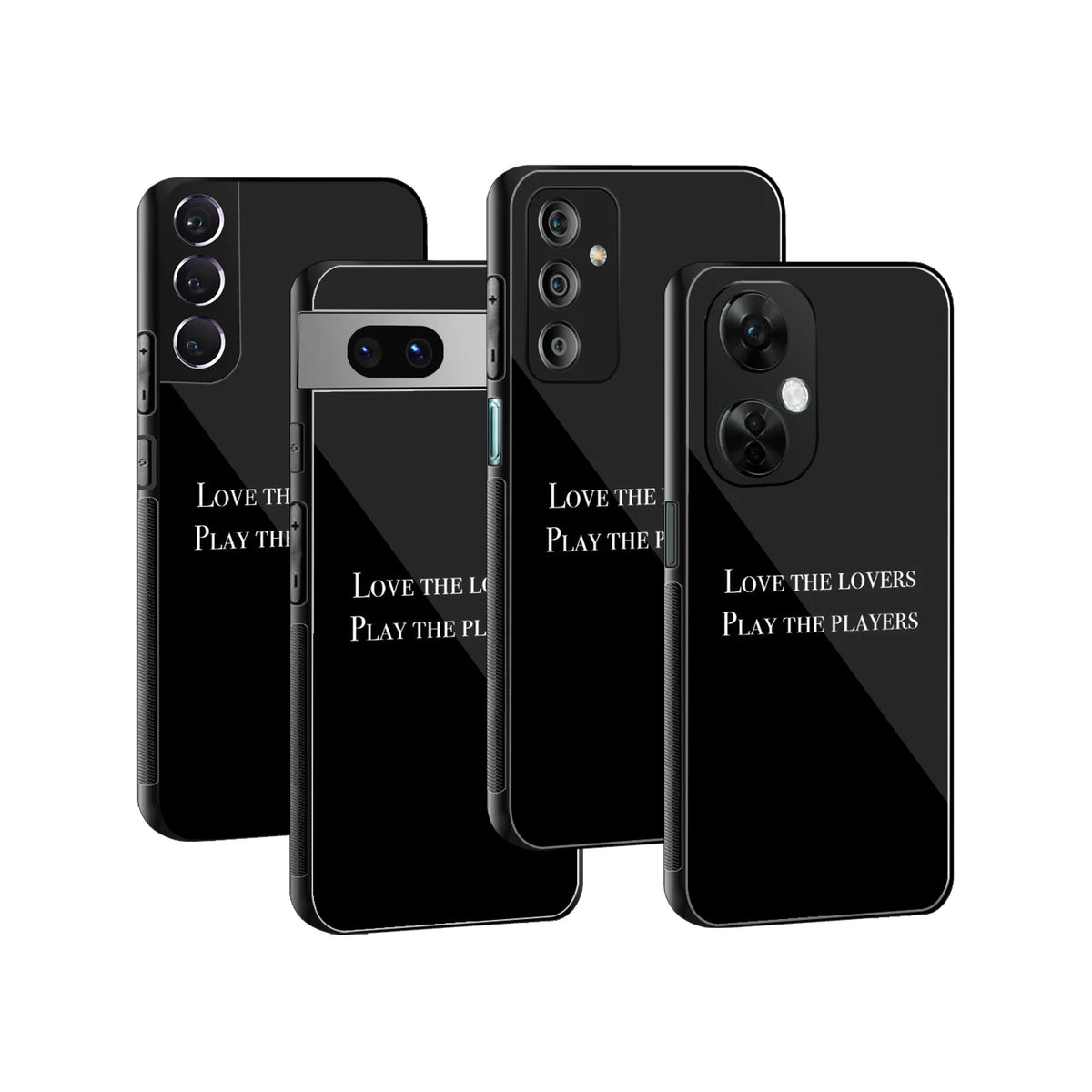 Stylish Glass Back Case for All Smartphones iPhone, Samsung, OnePlus, Pixel, Redmi, Oppo, Vivo, Motorola