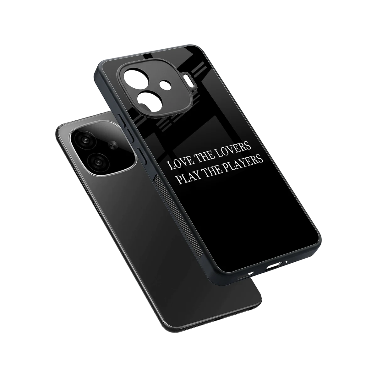Playbook sleek iqoo neo 10r 5g cover with tempered glass back and TPU edges