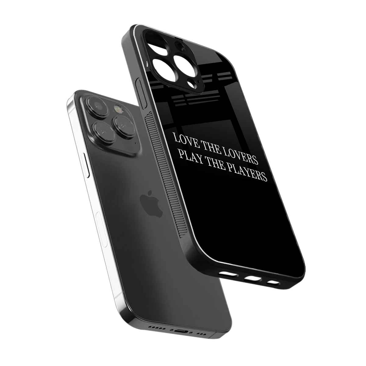 Playbook sleek iphone 13 pro cover with tempered glass back and TPU edges