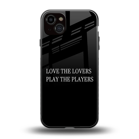 Playbook back phone cover | glass case for iphone 15 plus