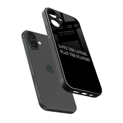 Playbook sleek iphone 16 plus cover with tempered glass back and TPU edges