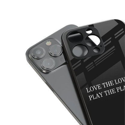 Playbook stylish phone case for iphone xr | glossy glass and slim fit