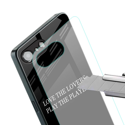 Playbook stylish phone case for iphone 16e | glossy glass and slim fit