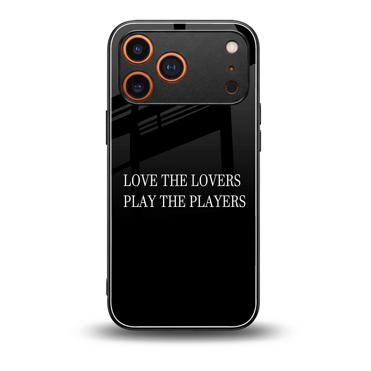 Playbook back phone cover | glass case for iphone 17 pro max