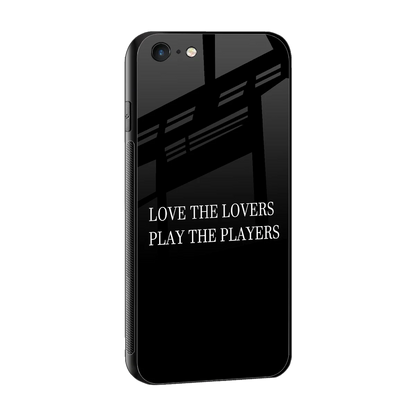 Playbook sleek iphone 6 cover with tempered glass back and TPU edges