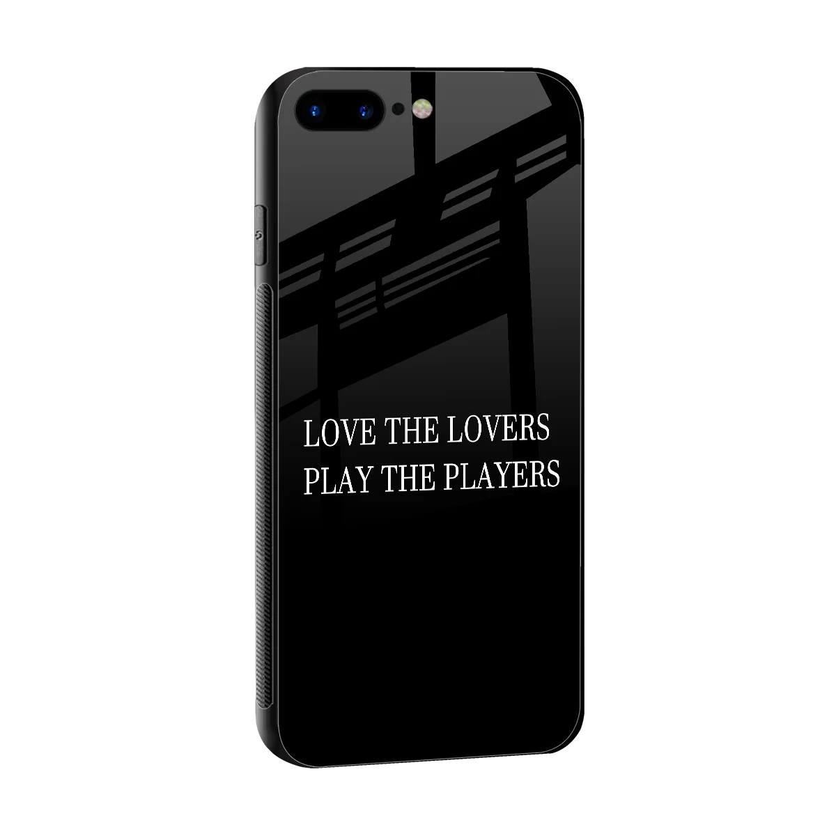 Playbook sleek iphone 7 plus cover with tempered glass back and TPU edges