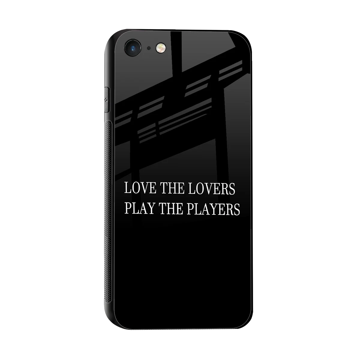Playbook sleek iphone 7 cover with tempered glass back and TPU edges
