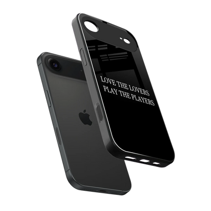 Playbook sleek iphone air cover with tempered glass back and TPU edges