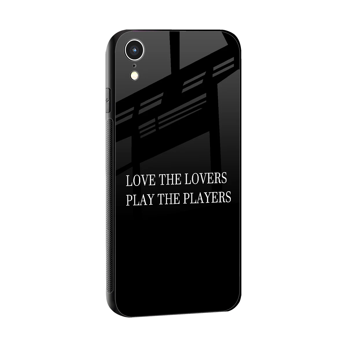 Playbook sleek iphone xr cover with tempered glass back and TPU edges