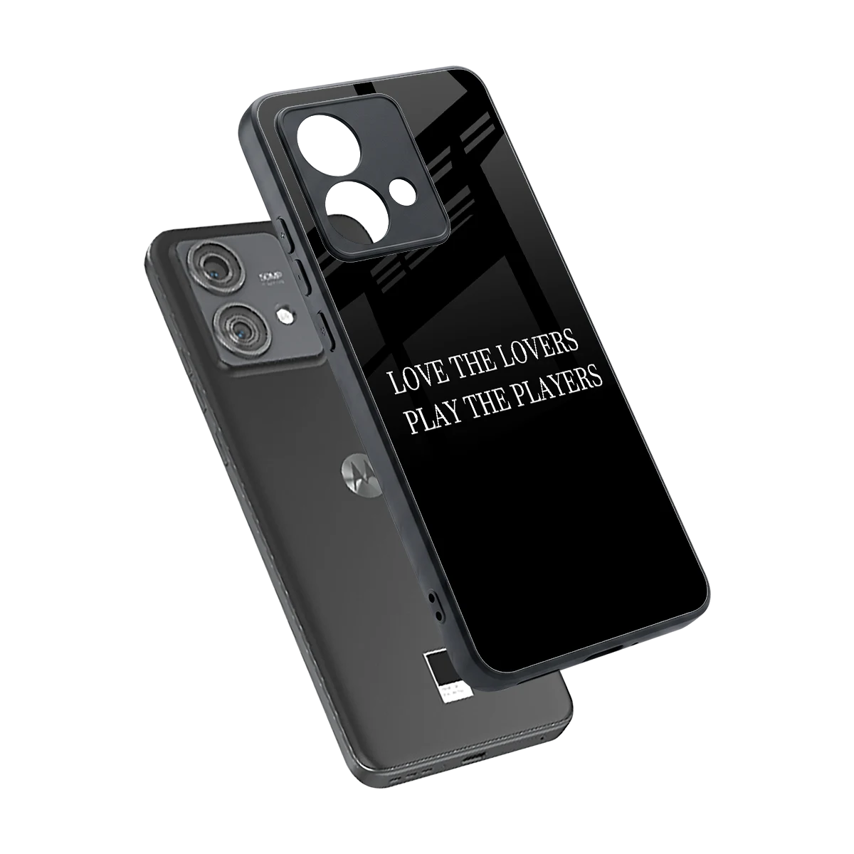 Playbook sleek motorola edge 40 neo 5g cover with tempered glass back and TPU edges