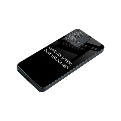 Playbook stylish phone case for motorola edge 40 neo 5g | glossy glass and slim fit