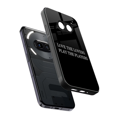 Playbook sleek nothing phone 2a cover with tempered glass back and TPU edges