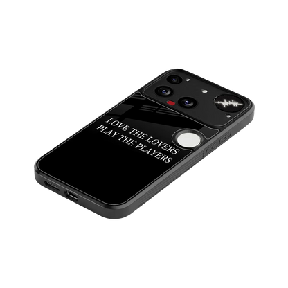 Playbook stylish phone case for nothing phone 3 | glossy glass and slim fit