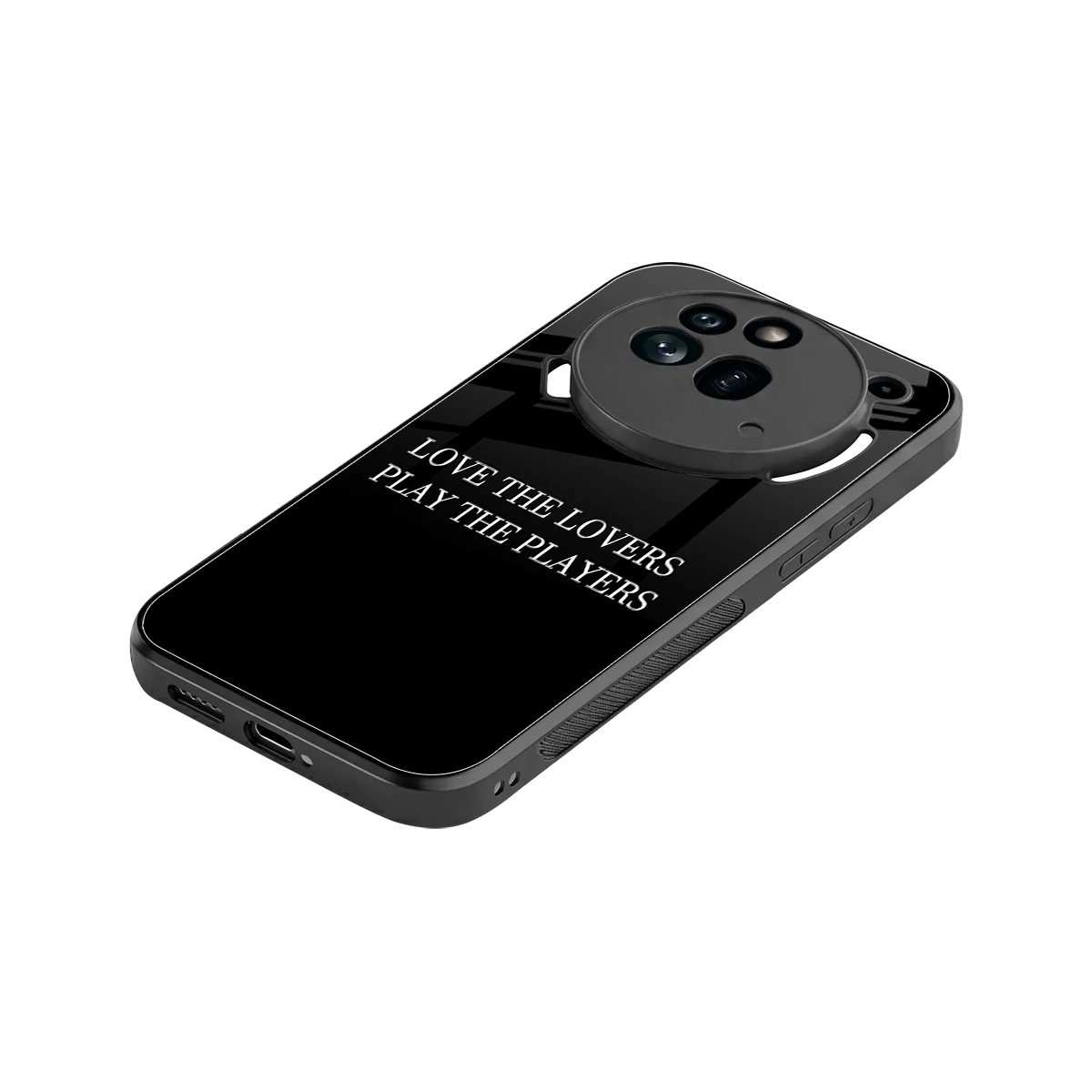 Playbook stylish phone case for nothing phone 3a pro | glossy glass and slim fit