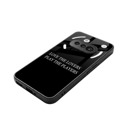 Playbook stylish phone case for nothing phone 3a | glossy glass and slim fit