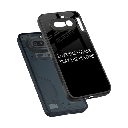 Playbook sleek nothing phone 4a cover with tempered glass back and TPU edges