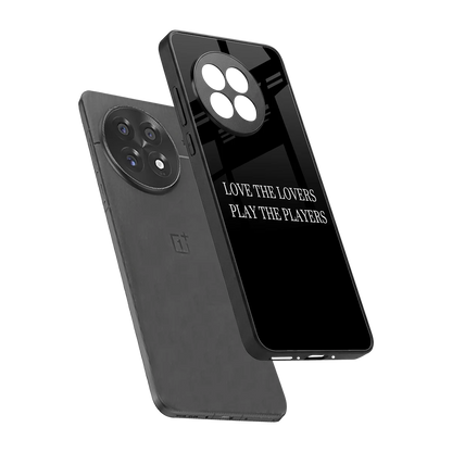 Playbook sleek oneplus 13r cover with tempered glass back and TPU edges