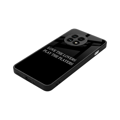 Playbook stylish phone case for oneplus 13r | glossy glass and slim fit
