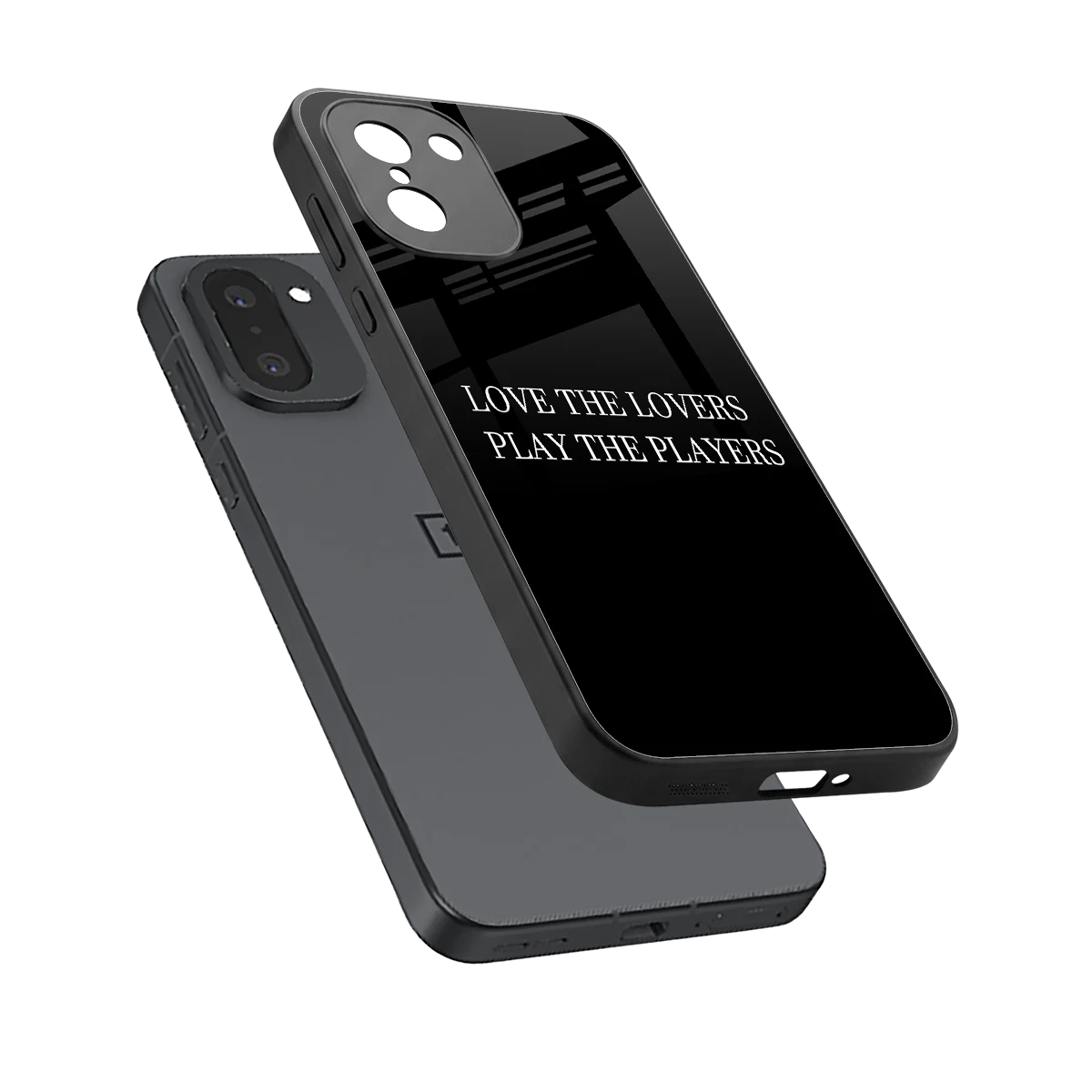 Playbook sleek oneplus 15r cover with tempered glass back and TPU edges
