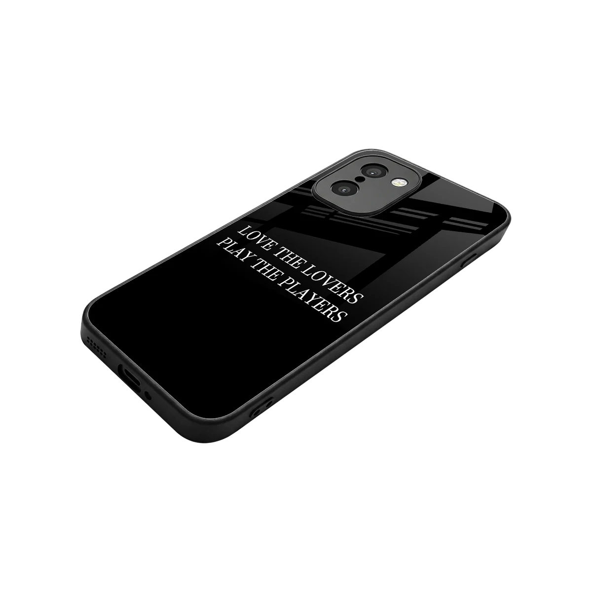 Playbook stylish phone case for oneplus 15r | glossy glass and slim fit