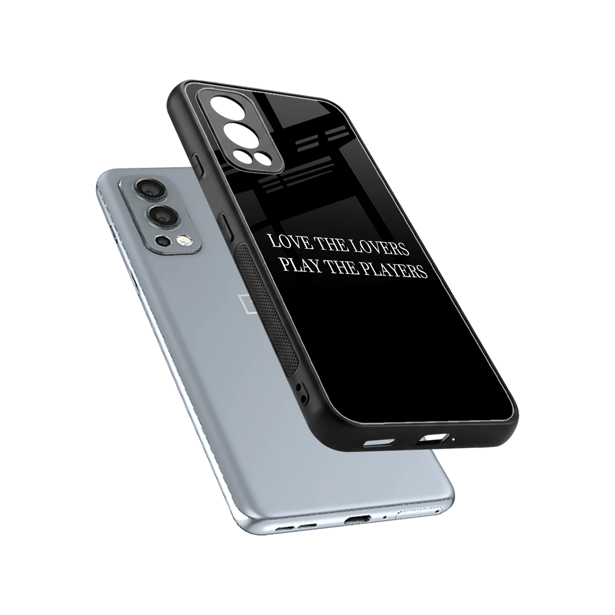Playbook sleek oneplus nord 2 cover with tempered glass back and TPU edges
