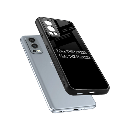 Playbook sleek oneplus nord 2 cover with tempered glass back and TPU edges