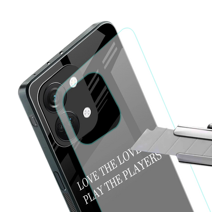 Playbook stylish phone case for oneplus nord 3 | glossy glass and slim fit