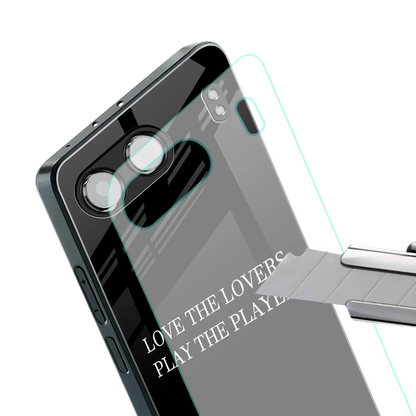 Playbook stylish phone case for oneplus nord 4 | glossy glass and slim fit