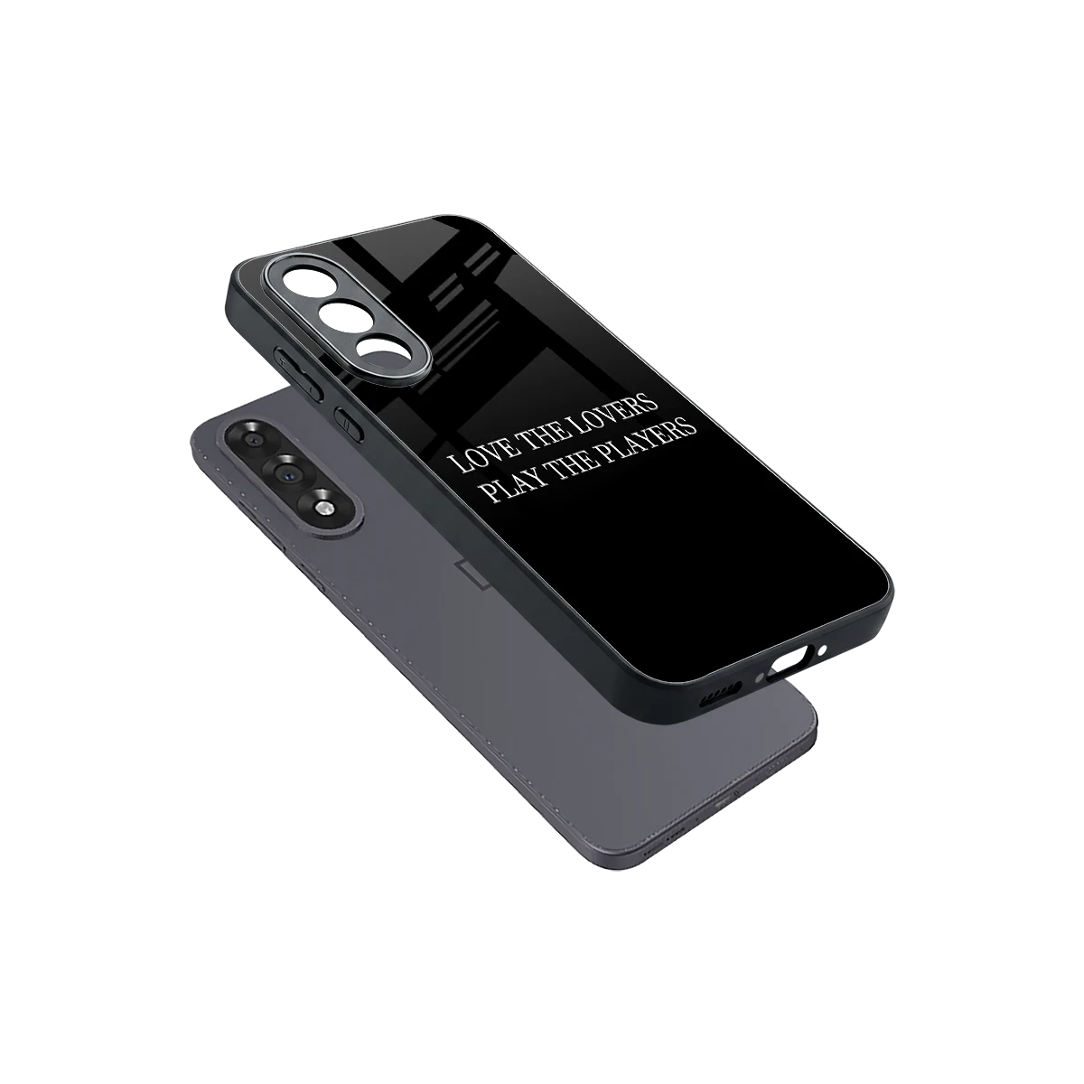 Playbook sleek oneplus nord 5 cover with tempered glass back and TPU edges