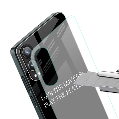 Playbook stylish phone case for oneplus nord ce 4 lite | glossy glass and slim fit